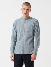 Load image into Gallery viewer, Oliver Spencer Grandad Shirt - Isley Indigo