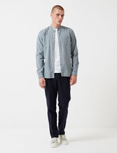 Load image into Gallery viewer, Oliver Spencer Grandad Shirt - Isley Indigo