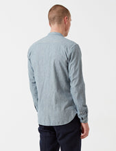 Load image into Gallery viewer, Oliver Spencer Grandad Shirt - Isley Indigo