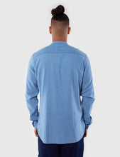 Load image into Gallery viewer, Oliver Spencer Grandad Kildale Shirt - Light Indigo