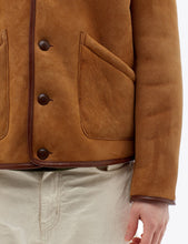Load image into Gallery viewer, YMC Brainticket Sheepskin Coat (Suede) - Tan