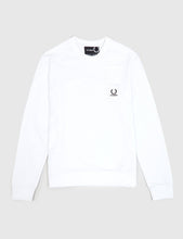 Load image into Gallery viewer, Fred Perry x Raf Simons Denim Pocket Sweatshirt - White