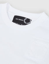 Load image into Gallery viewer, Fred Perry x Raf Simons Denim Pocket Sweatshirt - White