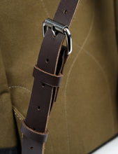Load image into Gallery viewer, Sandqvist Rolf Rolltop Backpack (Canvas) - Waxed Olive