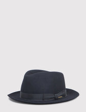 Load image into Gallery viewer, Stetson Penn Fur Felt Fedora Hat - Black