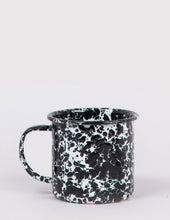 Load image into Gallery viewer, Splatterware Enamel Splatterware Mug - Black Marble