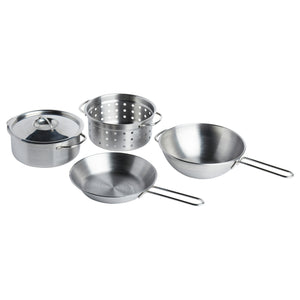 5-piece toy cookware set
