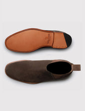 Load image into Gallery viewer, Grenson Nolan Suede Chelsea Boot - Chocolate Brown
