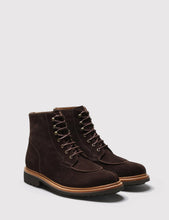 Load image into Gallery viewer, Grenson Grover Suede Apron Boot - Chocolate
