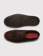 Load image into Gallery viewer, Grenson Percy Suede Apron Shoes - Chocolate
