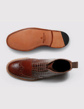 Load image into Gallery viewer, Grenson Fred Brogue Boot - Chestnut Brown
