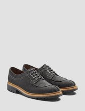 Load image into Gallery viewer, Grenson Percy Suede Apron Shoes - Lavagne Grey
