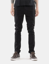 Load image into Gallery viewer, Nudie Lean Dean Jeans (Slim Tapered) - Dry Cold Black
