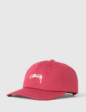 Load image into Gallery viewer, Stussy Smooth Stock Low Cap - Red
