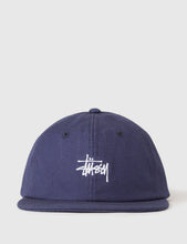 Load image into Gallery viewer, Stussy Smooth Stock Canvas Cap - Navy Blue
