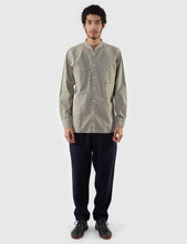 Load image into Gallery viewer, Universal Works Stoke Collarless Shirt - Sage
