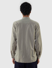 Load image into Gallery viewer, Universal Works Stoke Collarless Shirt - Sage
