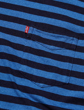 Load image into Gallery viewer, Levis Sunset Pocket T-shirt (Stripe) - Indigo/Blue
