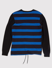 Load image into Gallery viewer, Rascals Pique Longsleeve - Black/Blue
