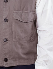 Load image into Gallery viewer, Universal Works Watchman Linen Waistcoat - Dark Stone
