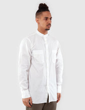 Load image into Gallery viewer, Universal Works Stoke Collarless Shirt - Ecru
