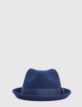 Load image into Gallery viewer, Bailey Cloyd Trilby Hat - Navy Blue
