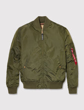 Load image into Gallery viewer, Alpha Industries MA1 Flight Bomber Jacket - Dark Green
