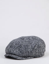 Load image into Gallery viewer, Stetson Hatteras Newsboy Cap - Grey Herringbone
