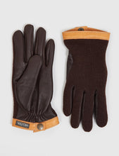 Load image into Gallery viewer, Hestra Tricot Deerskin Wool Gloves - Espresso/Dark Brown
