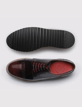 Load image into Gallery viewer, Grenson Womens Lucy Brogue Shoes - Burgundy
