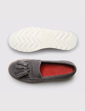 Load image into Gallery viewer, Grenson Womens Clara Suede Loafer - Charcoal

