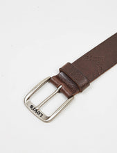 Load image into Gallery viewer, Levis Classic Top Logo Buckle Leather Belt - Dark Brown
