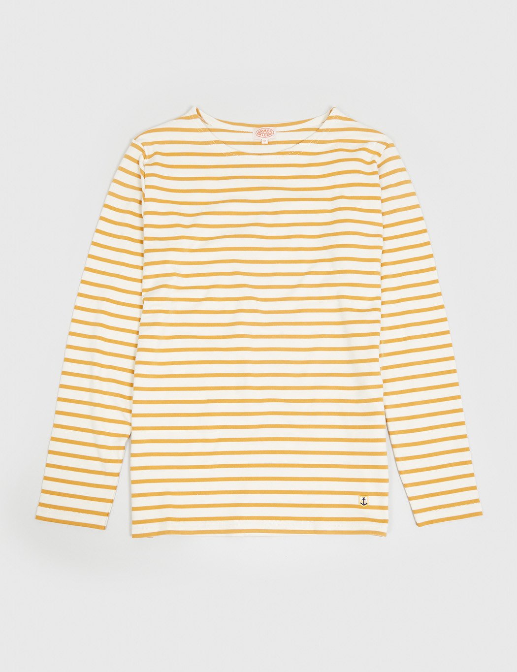 Armor Lux Loctudy  Breton T-Shirt - Ambra Yellow