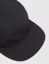 Load image into Gallery viewer, Norse Projects Cotton Gabardine 5 Panel Cap - Black
