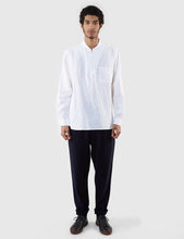 Load image into Gallery viewer, Our Legacy Shawl Zip Shirt (Linen Mix) - White
