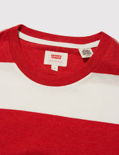 Load image into Gallery viewer, Levis Sunset Pocket T-shirt (Stripe) - Cherry Bomb Red
