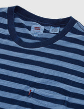 Load image into Gallery viewer, Levis Sunset Pocket T-shirt (Stripe) - Navy/Blue
