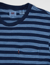 Load image into Gallery viewer, Levis Sunset Pocket T-shirt (Stripe) - Navy/Blue
