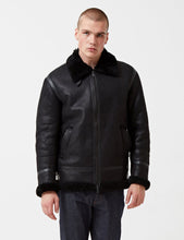 Load image into Gallery viewer, Levis Made &amp; Crafted Shearling Bomber Jacket - Black
