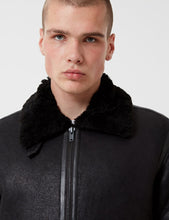 Load image into Gallery viewer, Levis Made &amp; Crafted Shearling Bomber Jacket - Black
