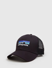 Load image into Gallery viewer, Patagonia P-6 Logo Trucker Hat - Black
