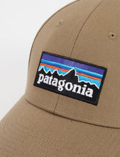 Load image into Gallery viewer, Patagonia P-6 Logo Stretch Fit Hat - Ash Tan
