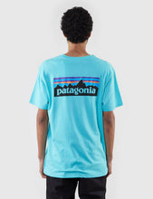 Load image into Gallery viewer, Patagonia P-6 Logo T-Shirt - Howling Turquoise
