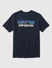 Load image into Gallery viewer, Patagonia P-6 Logo T-Shirt - Navy Blue
