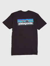 Load image into Gallery viewer, Patagonia P-6 Logo Pocket T-Shirt - Black

