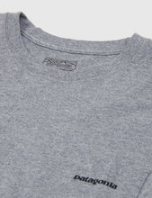 Load image into Gallery viewer, Patagonia P-6 Logo Pocket T-Shirt - Gravel Heather Grey

