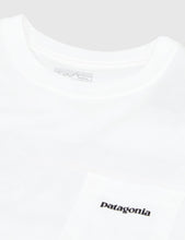 Load image into Gallery viewer, Patagonia P-6 Logo Pocket T-Shirt - White
