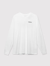 Load image into Gallery viewer, Patagonia P-6 Logo Long Sleeve T-Shirt  - White
