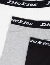 Load image into Gallery viewer, Dickies San Diego Boxer Shorts 3 Pack - Black, White &amp; Grey
