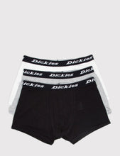 Load image into Gallery viewer, Dickies San Diego Boxer Shorts 3 Pack - Black, White &amp; Grey
